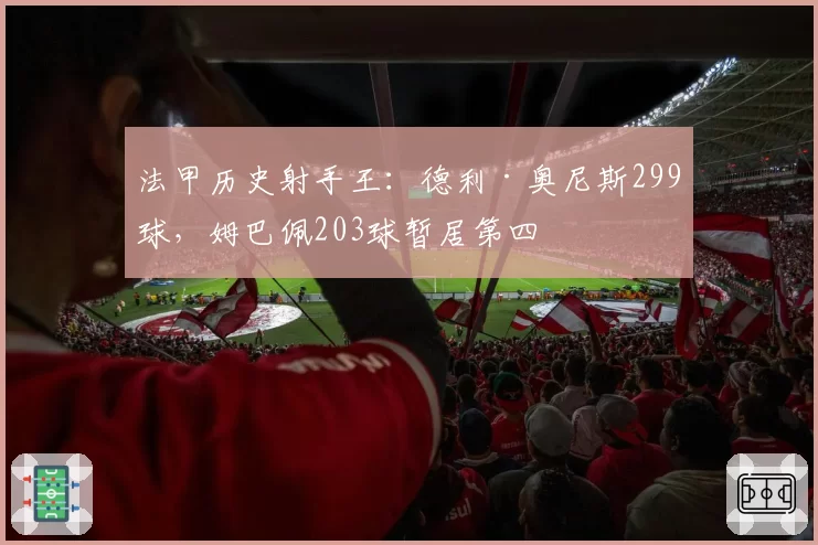法甲历史射手王:德利·奥尼斯299球,姆巴佩203球暂居第四